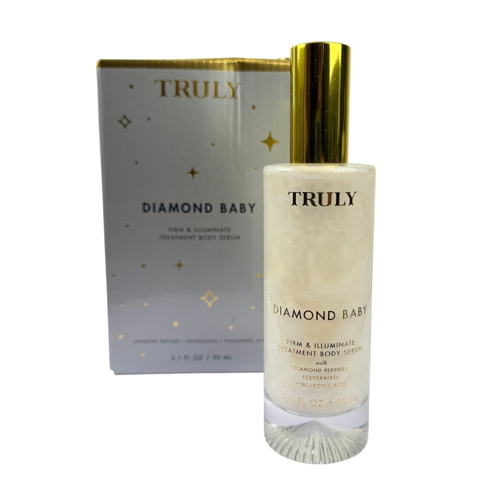 Truly Beauty Diamond Baby Firm & Illuminate Treatment Body Serum 3.1oz 90ml NEW